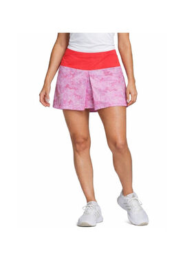 ADIDAS Pull-On Golf Skort Shorts Skirt Pleated Lined Sport Stretch Women's Large